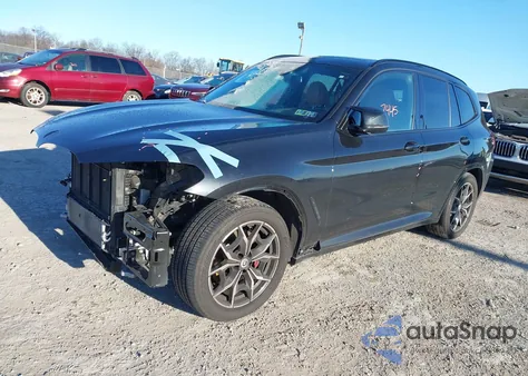 2023 BMW X3 M40I из США, поврежденный, VIN 5UX83DP04P9P90897